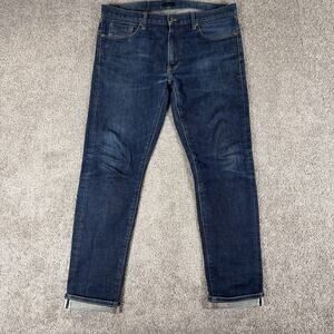Uniqlo Men’s Slim Straight Jeans - Dark Indigo